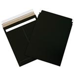 Black Stay Flat Mailers 