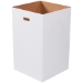 40 Gallon Corrugated Waste Receptacle - Plain 10/Bundle - CRR40