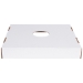 40-50 Gallon Corrugated Trash Can Lids W/Hole - 10/Bundle - CRRLIDHOLE