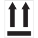 3" x 4" - (Two Up Arrows Over Black Bar) Labels 500/Rolls - DL1410