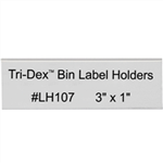 Tri-Dex™ Bin Label Holders 