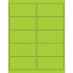 Fluorescent Removable Rectangle Laser Labels 