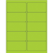 Fluorescent Removable Rectangle Laser Labels - Fluorescent Removable Rectangle Laser Labels
