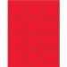 Fluorescent Circle Laser Labels - Fluorescent Circle Laser Labels