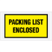 5 1/2" x 10" Yellow "Packing List Enclosed" Envelopes 1000/Cs - PL425