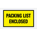 5 1/2" x 10" Yellow "Packing List Enclosed" Envelopes 1000/Cs - PL425