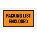 1/2" x 10" Orange "Packing List Enclosed" Envelopes 1000/Cs - PL426