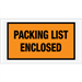 1/2" x 10" Orange "Packing List Enclosed" Envelopes 1000/Cs - PL426