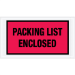 5 1/2" x 10" Red "Packing List Enclosed" Envelopes 1000/Cs - PL427