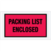 5 1/2" x 10" Red "Packing List Enclosed" Envelopes 1000/Cs - PL427