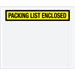10" x 12" Yellow "Packing List Enclosed" Envelopes 500/Cs - PL433
