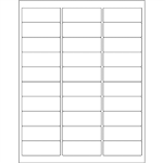 Glossy White Laser Labels 