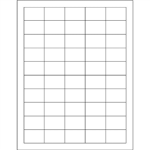 Removable & Block Out Laser Labels 