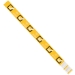 3/4" x 10" "Drinking Age Verified" - Yellow 500/Cs - WR102YE