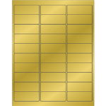 Silver & Gold Laser Labels 