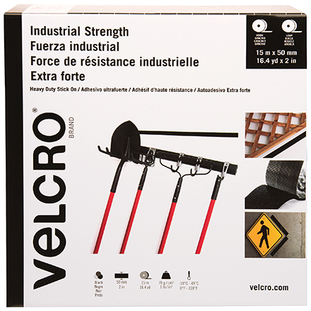 VELCRO® Brand Velcro Tape Combo Packs 2" x 15' Black 1/Case VEL103 